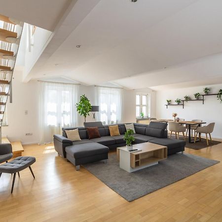 Penthouse-Maisonette - City Center, Highspeed Internet, Garage 보름스 외부 사진