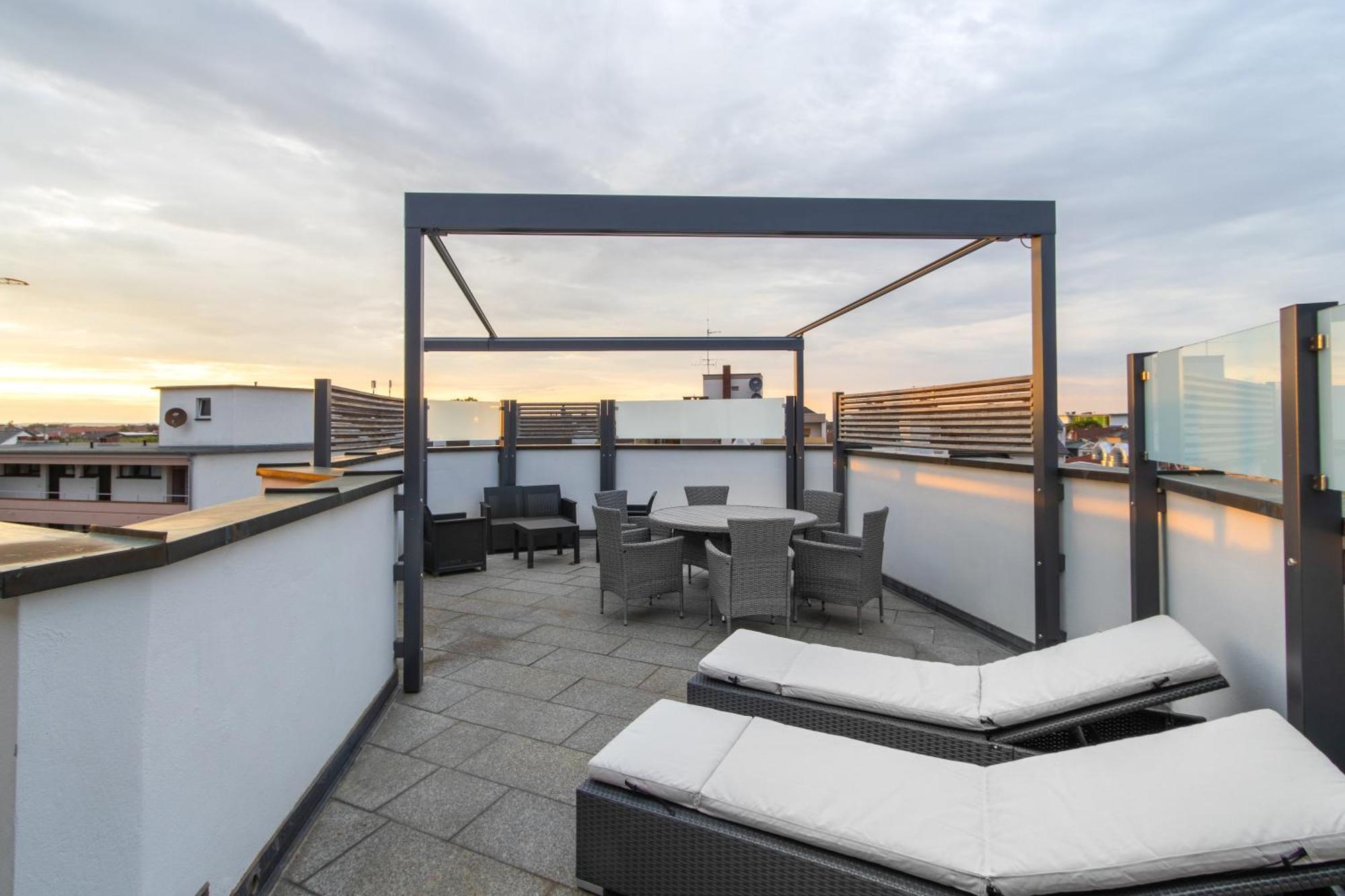 Penthouse-Maisonette - City Center, Highspeed Internet, Garage 보름스 외부 사진