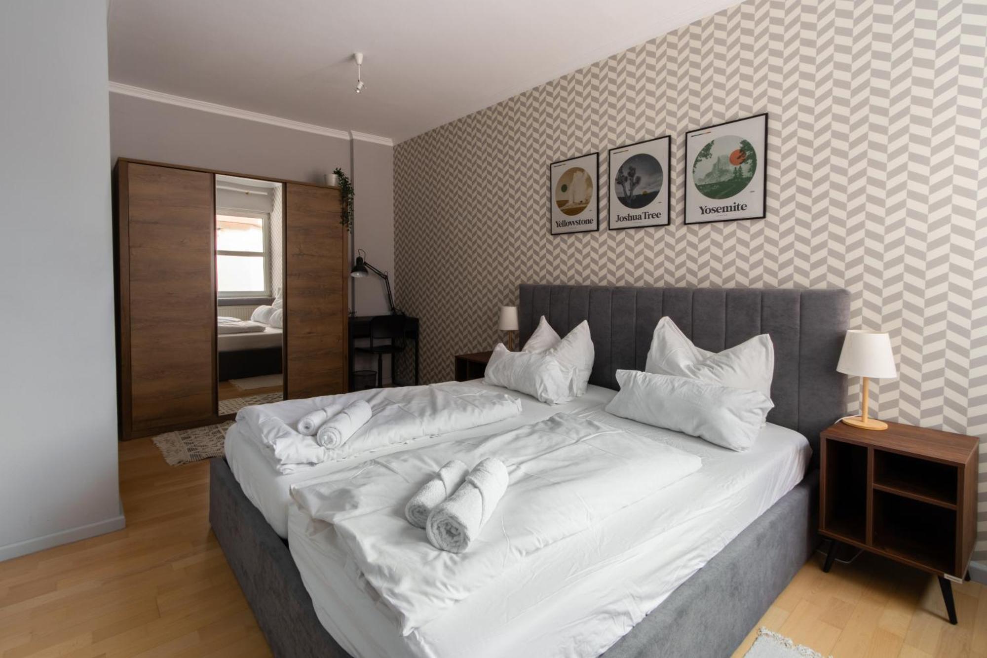 Penthouse-Maisonette - City Center, Highspeed Internet, Garage 보름스 외부 사진